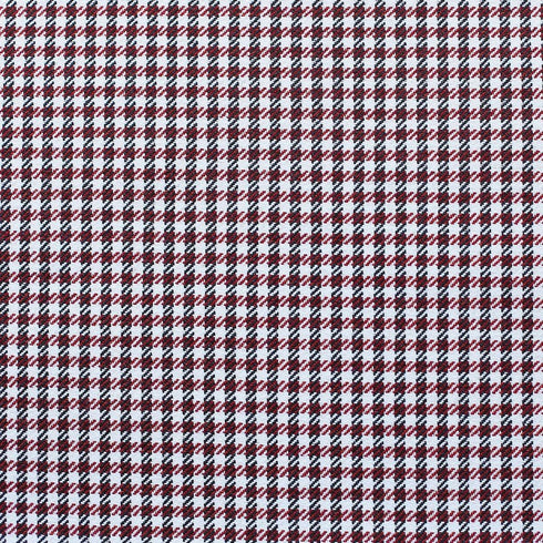 Set of 4 Red and Black Houndstooth Pillow Covers